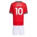 Manchester United Matheus Cunha #10 Hjemmedraktsett Barn 2025-26 Korte ermer (+ Korte bukser)